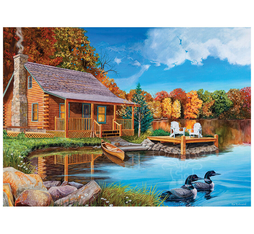 Cobble Hill Loon Lake Puzzle 500pcs