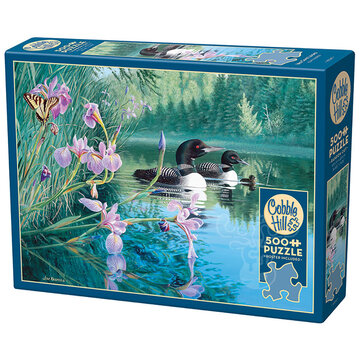 Cobble Hill Puzzles Cobble Hill Iris Cove Loons Puzzle 500pcs