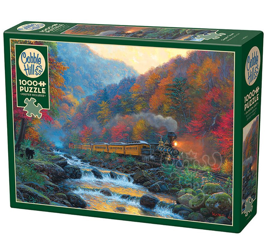 Cobble Hill Smoky Train Puzzle 1000pcs