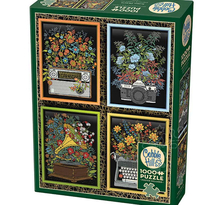 Cobble Hill Floral Objects Puzzle 1000pcs