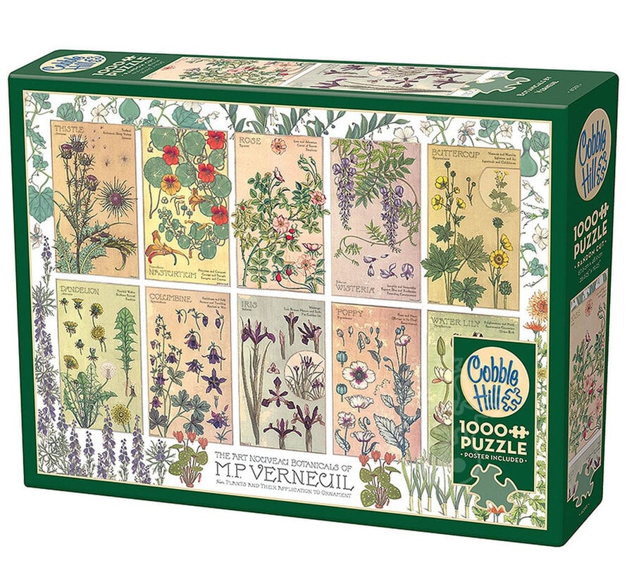 Cobble Hill Botanicals by Verneuil Puzzle 1000pcs