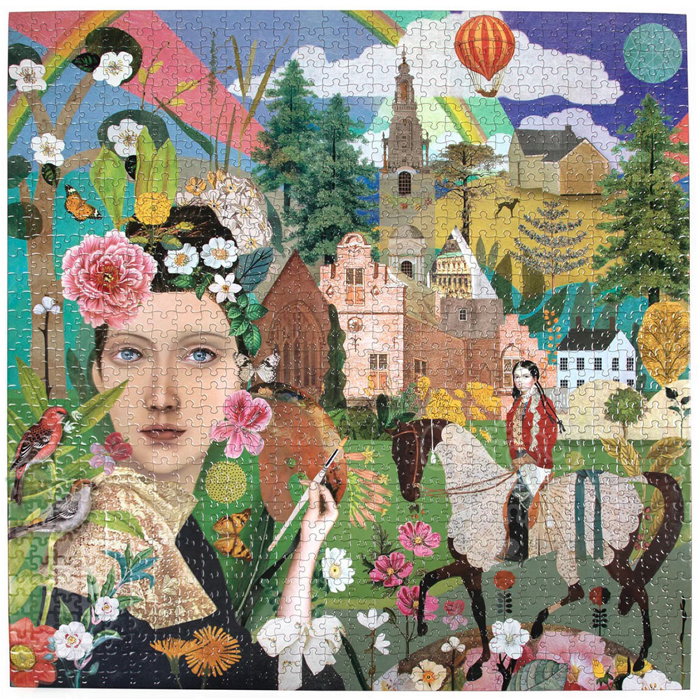 eeBoo Artist & Daughter Puzzle 1000pcs Puzzles Canada