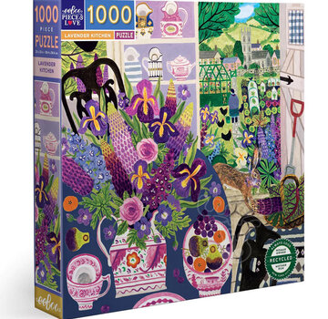EeBoo eeBoo Lavender Kitchen Puzzle 1000pcs