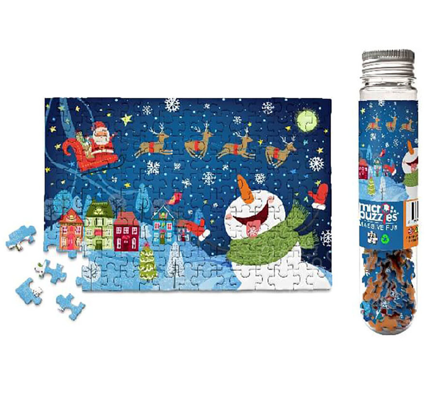 MicroPuzzles Christmas - Here Comes Santa Mini Puzzle 150pcs