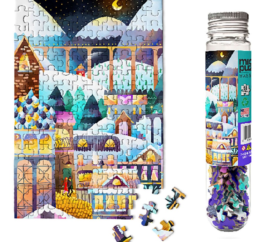 MicroPuzzles Christmas - Alpine Village Mini Puzzle 150pcs