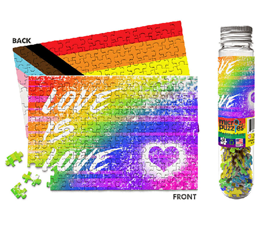 MicroPuzzles Puzzle Love is Love Pride Mini Puzzle 150pcs
