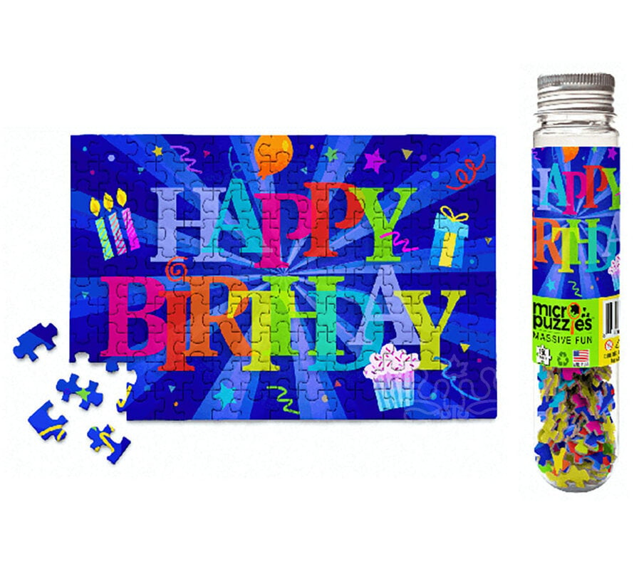 MicroPuzzles Happy Birthday Blast Mini Puzzle 150pcs
