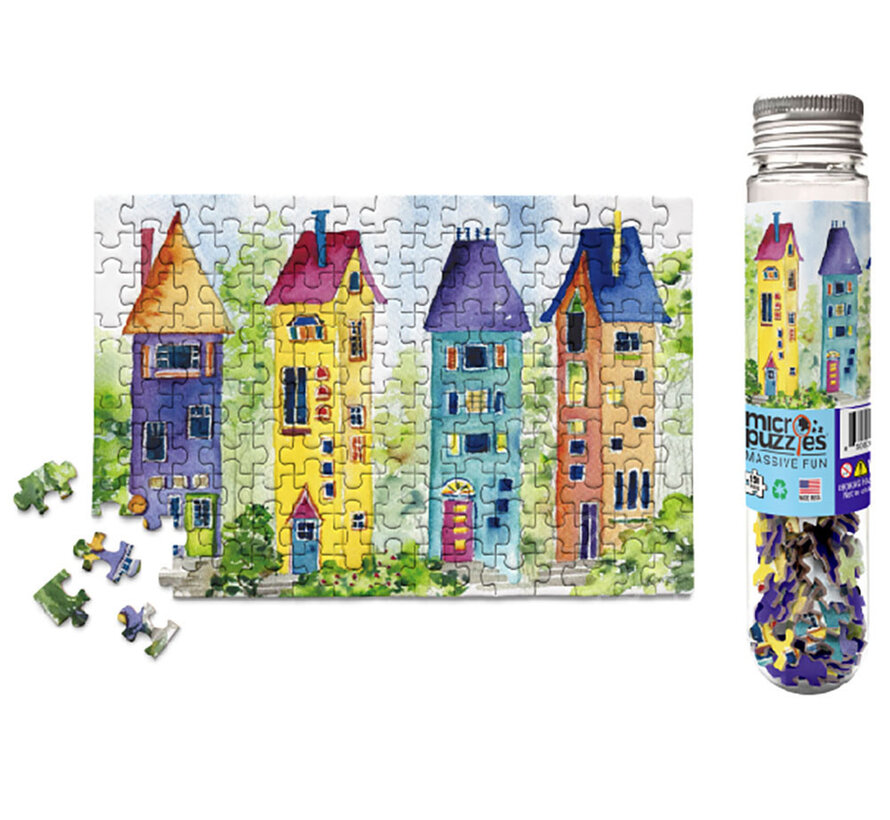 MicroPuzzles Gnome Home Mini Puzzle 150pcs