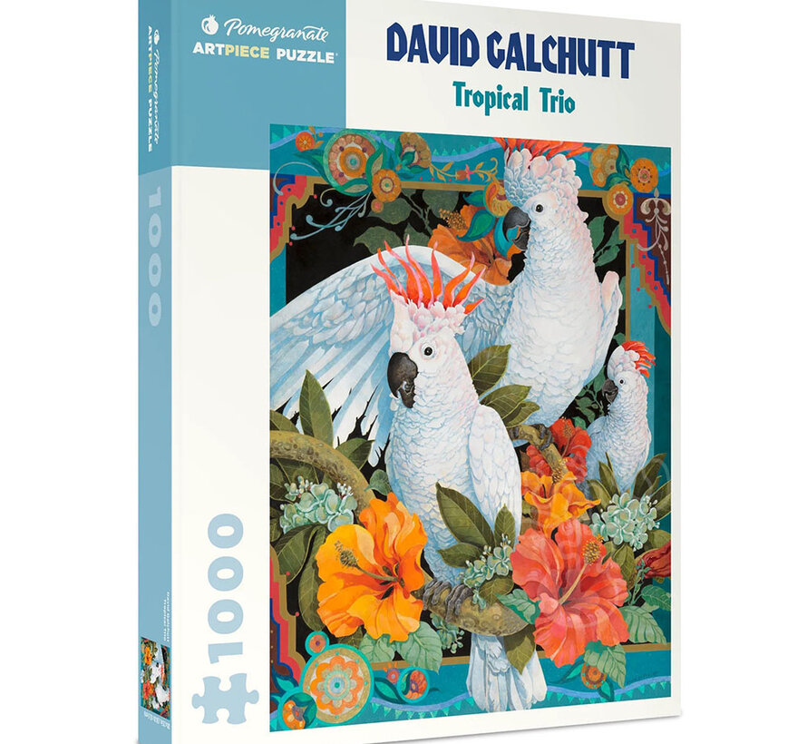 Pomegranate Galchutt, David: Tropical Trio Puzzle 1000pcs
