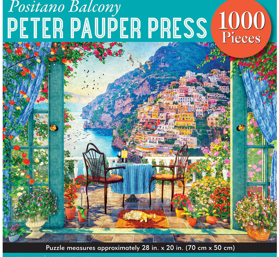 Peter Pauper Press Positano Balcony Puzzle 1000pcs