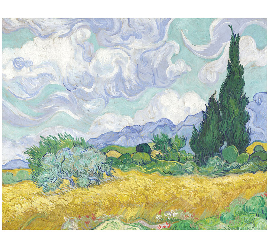 Peter Pauper Press Wheat Fields with Cypresses Puzzle 1000pcs