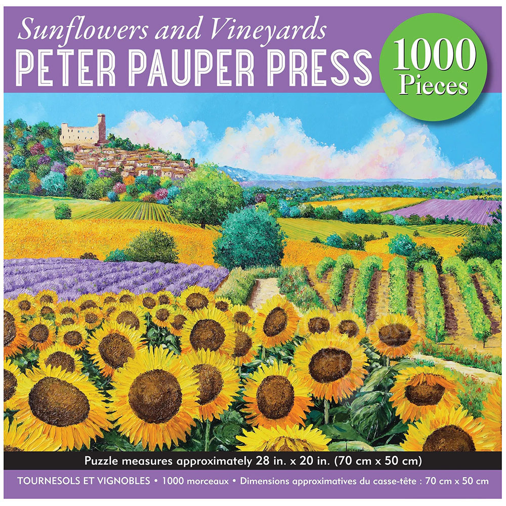 Peter Pauper Press- Jigsaw Puzzle, Colore Blue, Green, Brown, White, And Red, Small, 9781441330666 : Inc. Peter Pauper Press