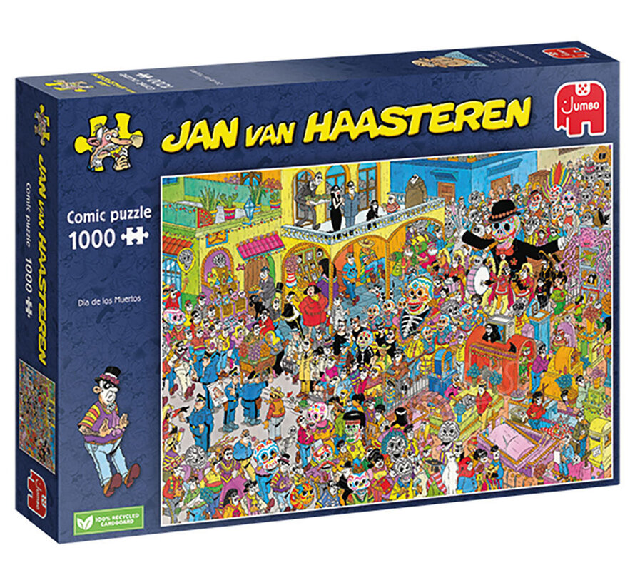 Jumbo Jan van Haasteren - Dia de Los Muertos Puzzle 1000pcs - ORIGINAL BOX SIZE
