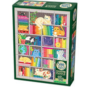 Cobble Hill Puzzles Cobble Hill Rainbow Cat Quilt Puzzle 1000pcs