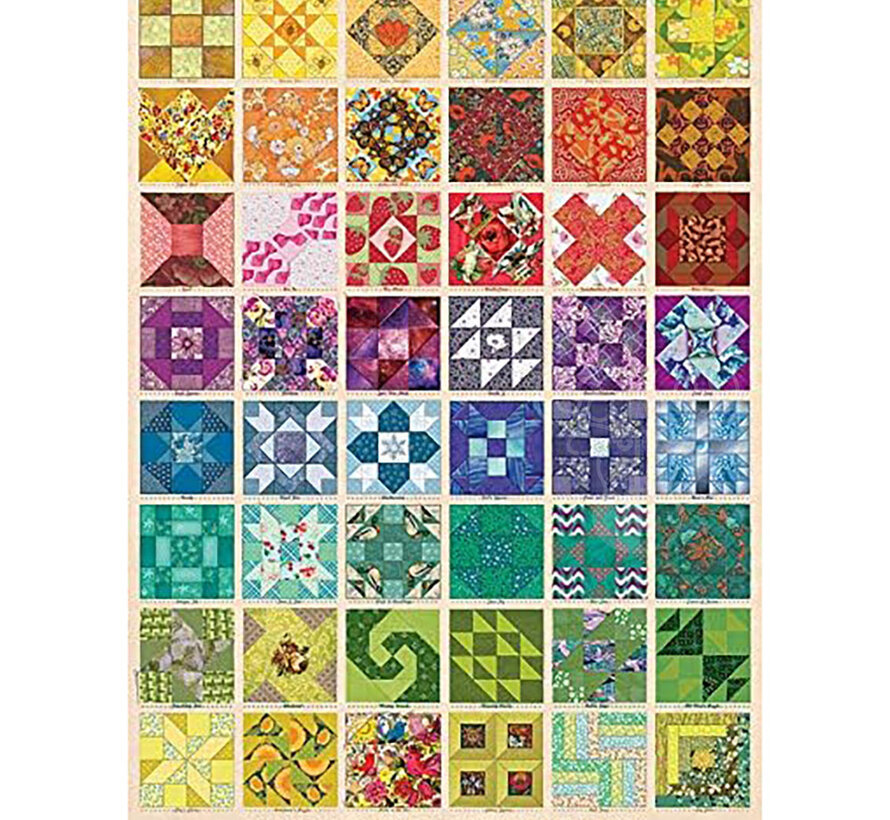 Cobble Hill Common Quilt Blocks Puzzle 1000pcs