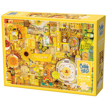 Cobble Hill Puzzles Cobble Hill Rainbow Collection Yellow Puzzle 1000pcs