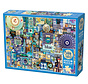 Cobble Hill Rainbow Collection Blue Puzzle 1000pcs