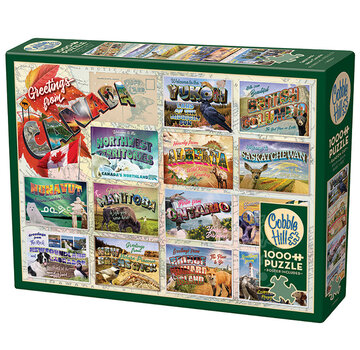 Cobble Hill Puzzles Cobble Hill Greetings from Canada Puzzle 1000pcs
