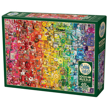 Cobble Hill Puzzles Cobble Hill Colourful Rainbow Puzzle 1000pcs