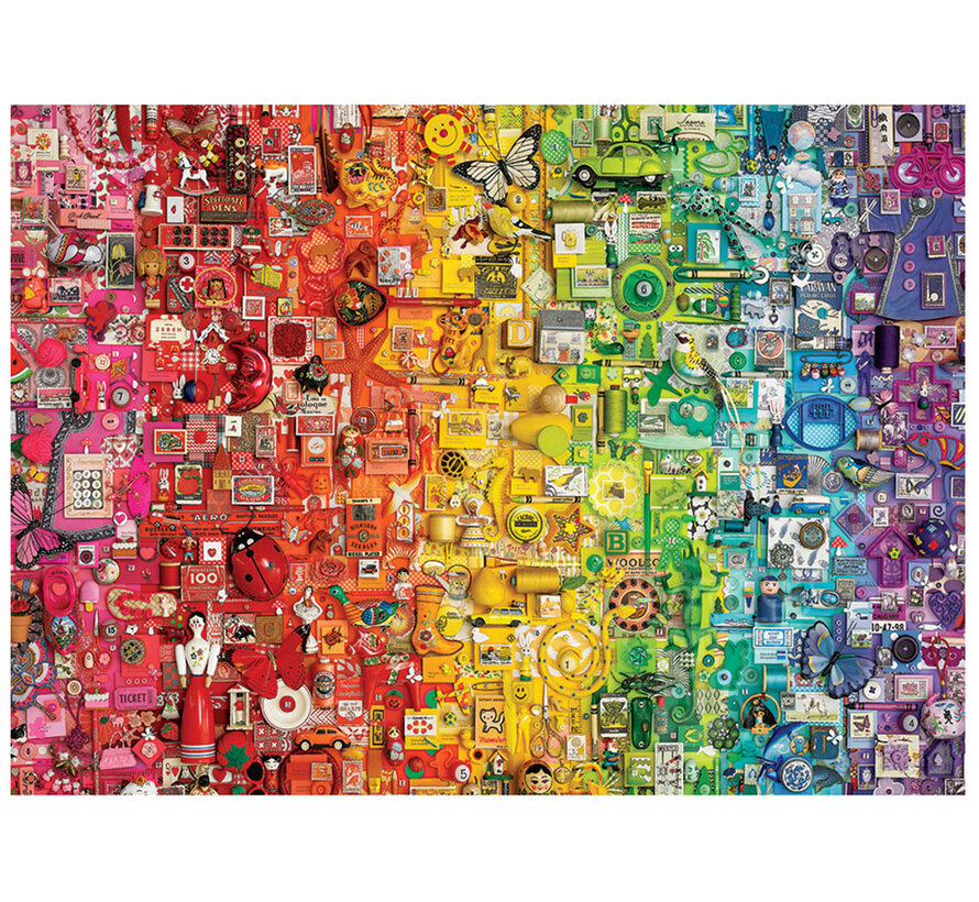 Cobble Hill Colourful Rainbow Puzzle 1000pcs