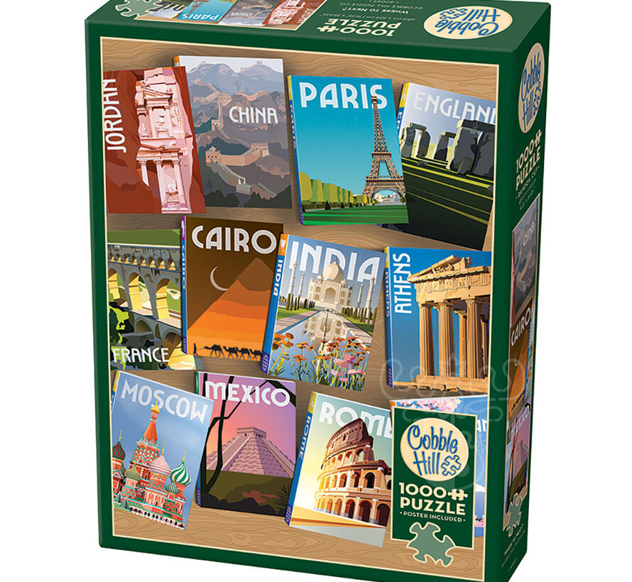 Cobble Hill Where to Next? Puzzle 1000pcs