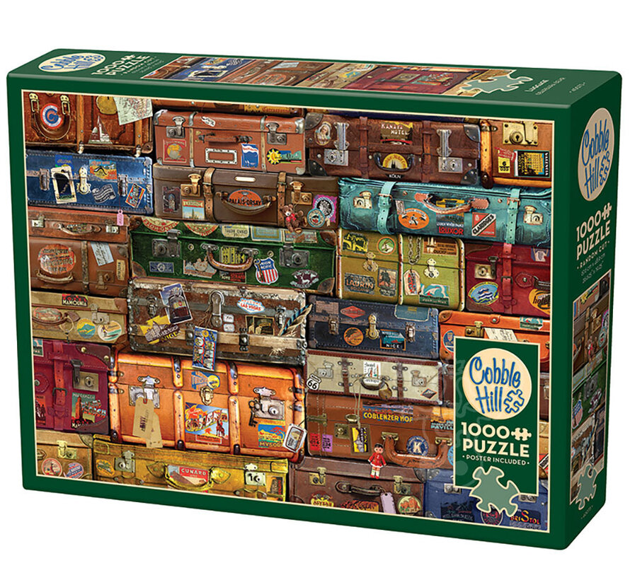 Cobble Hill Luggage Puzzle 1000pcs