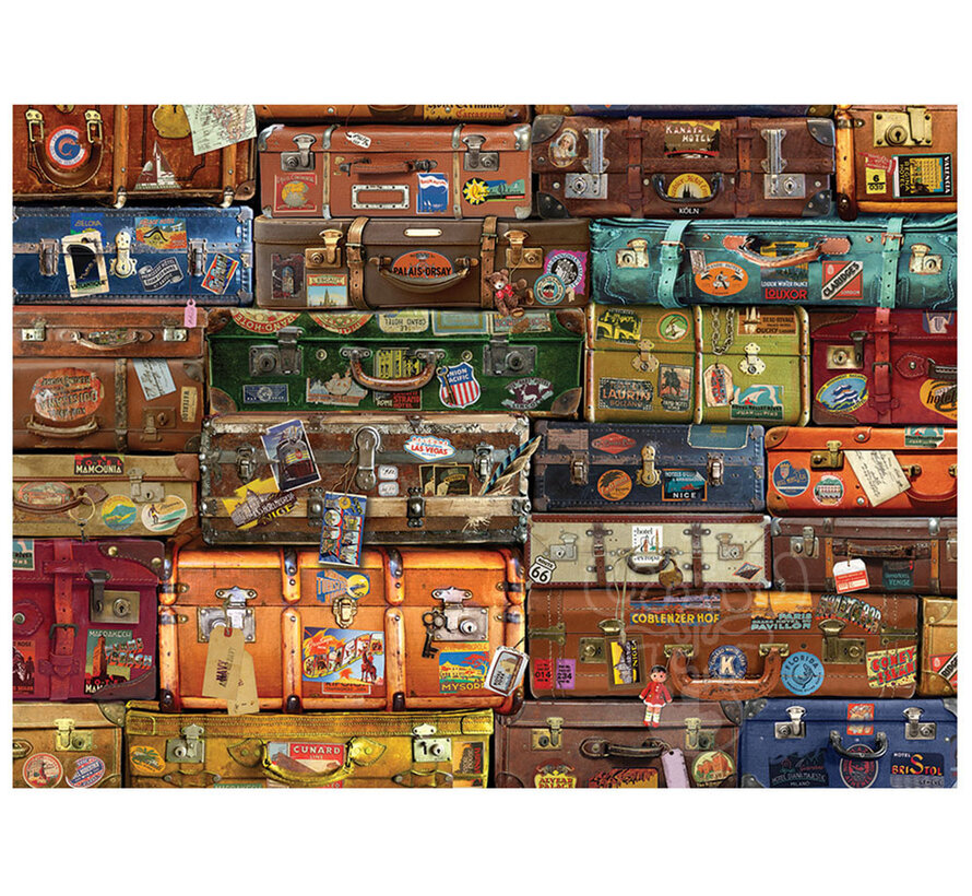 Cobble Hill Luggage Puzzle 1000pcs