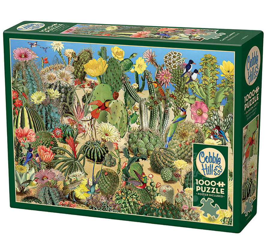 Cobble Hill Cactus Garden Puzzle 1000pcs