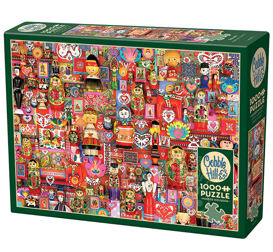Cobble Hill Dollies Puzzle 1000pcs