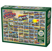 Cobble Hill Puzzles Cobble Hill Vintage American Postcards Puzzle 1000pcs