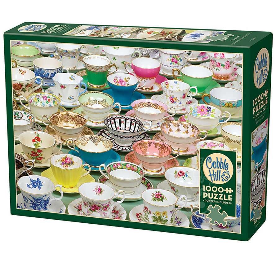 Cobble Hill Teacups Puzzle 1000pcs