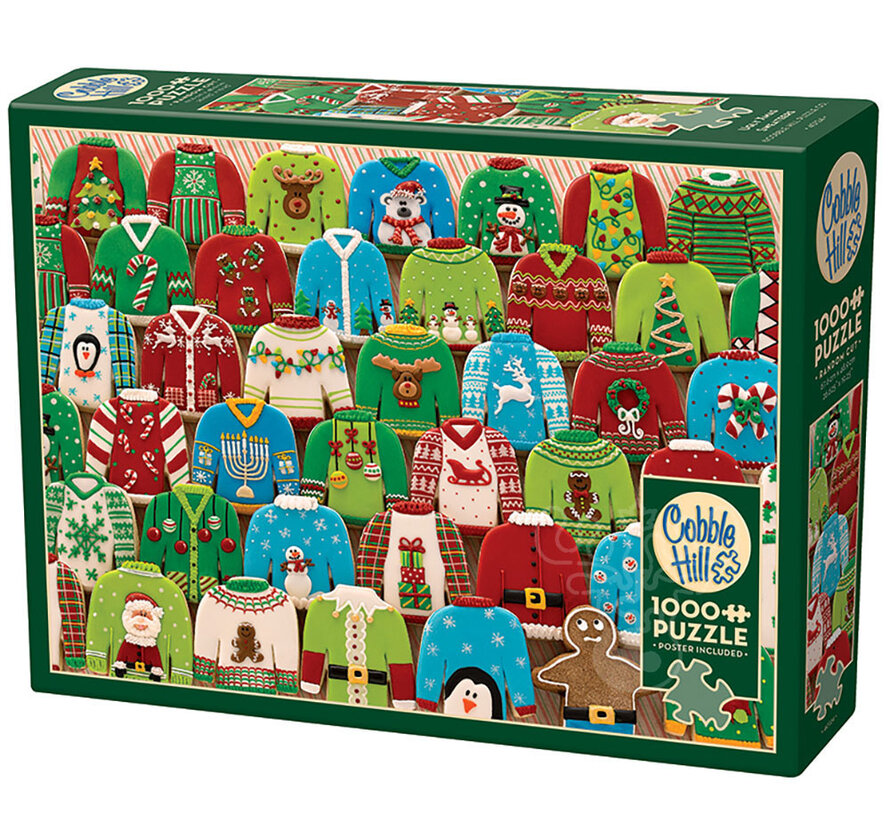 Cobble Hill Ugly Xmas Sweater Puzzle 1000pcs