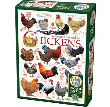 Cobble Hill Puzzles Cobble Hill Chicken Quotes Puzzle 1000pcs