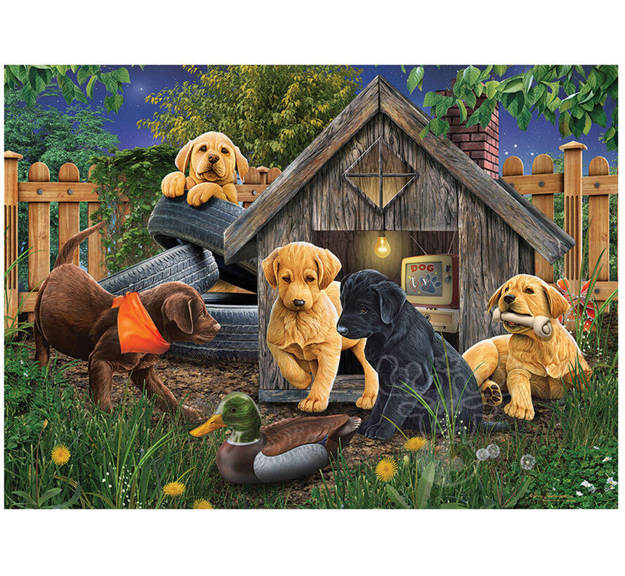 Cobble Hill In the Doghouse Puzzle 1000pcs