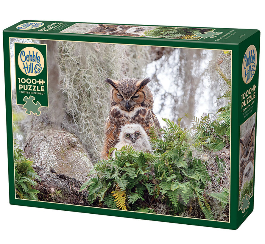 Cobble Hill Great Horned Owl Puzzle 1000pcs