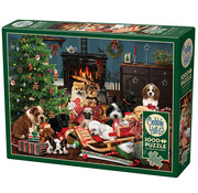 Cobble Hill Puzzles Cobble Hill Christmas Puppies Puzzle 1000pcs