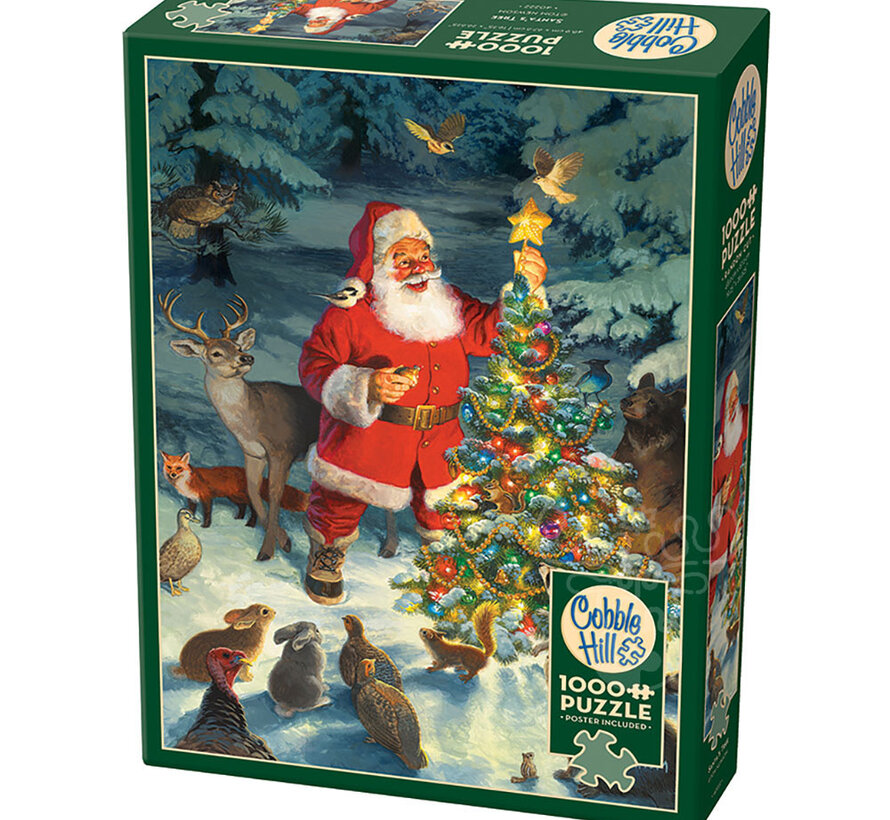 Cobble Hill Santa's Tree Puzzle 1000pcs