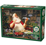 Cobble Hill Puzzles Cobble Hill Santa Painting Cars Puzzle 1000pcs