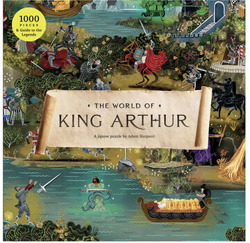 Laurence King Publishing Laurence King The World of King Arthur Puzzle 1000pcs