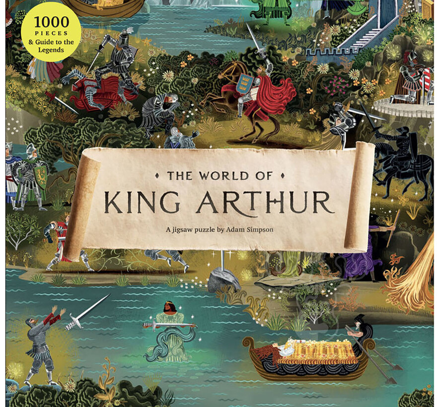 Laurence King The World of King Arthur Puzzle 1000pcs
