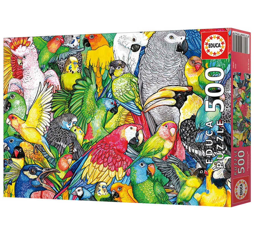 Educa Parrots Puzzle 500pcs