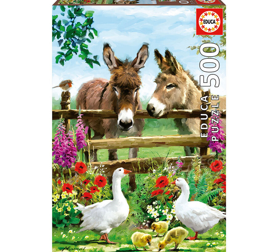 Educa Donkeys Puzzle 500pcs