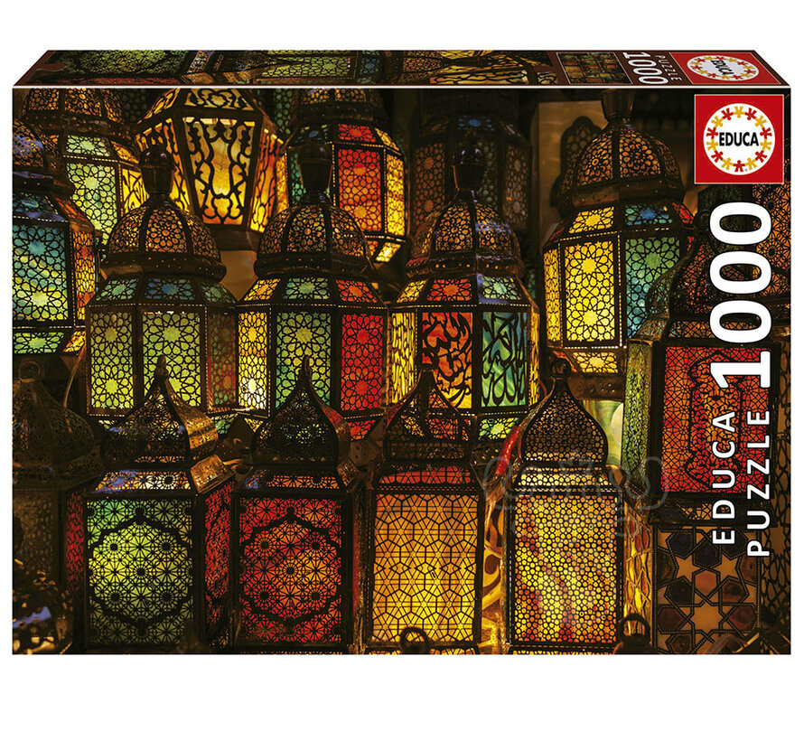 FNAL SALE Educa Lantern Collage Puzzle 1000pcs