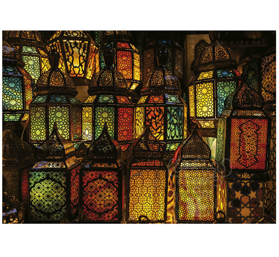 FNAL SALE Educa Lantern Collage Puzzle 1000pcs