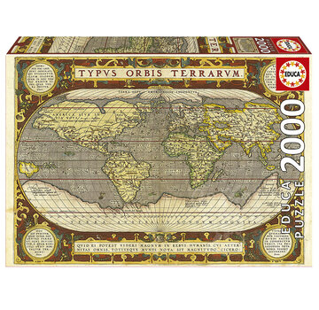 Educa Borras Educa Map Of The World Puzzle 2000pcs