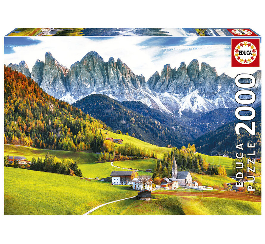 Educa Autumn In The Dolomites Puzzle 2000pcs