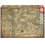 Educa Borras Educa Map Of The World Puzzle 3000pcs