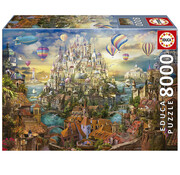 Educa Borras Educa Dream Town Puzzle 8000pcs