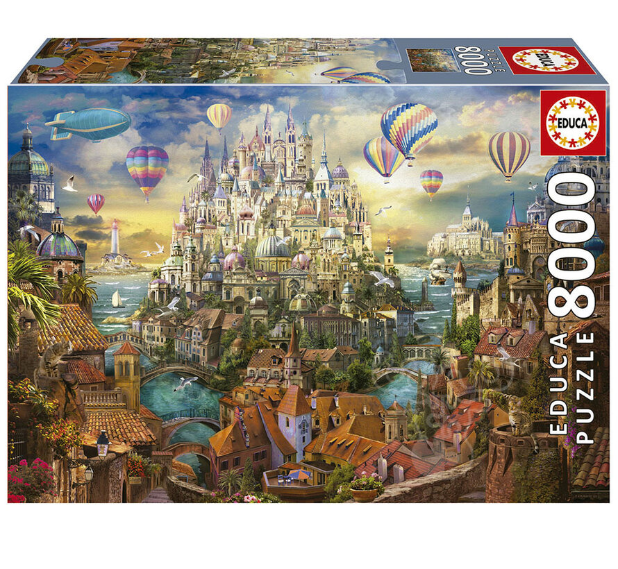 Educa Dream Town Puzzle 8000pcs