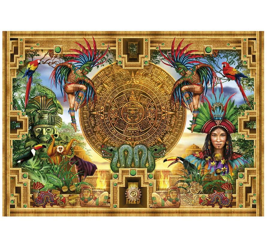 Educa Aztec Mayan Montage Puzzle 2000pcs